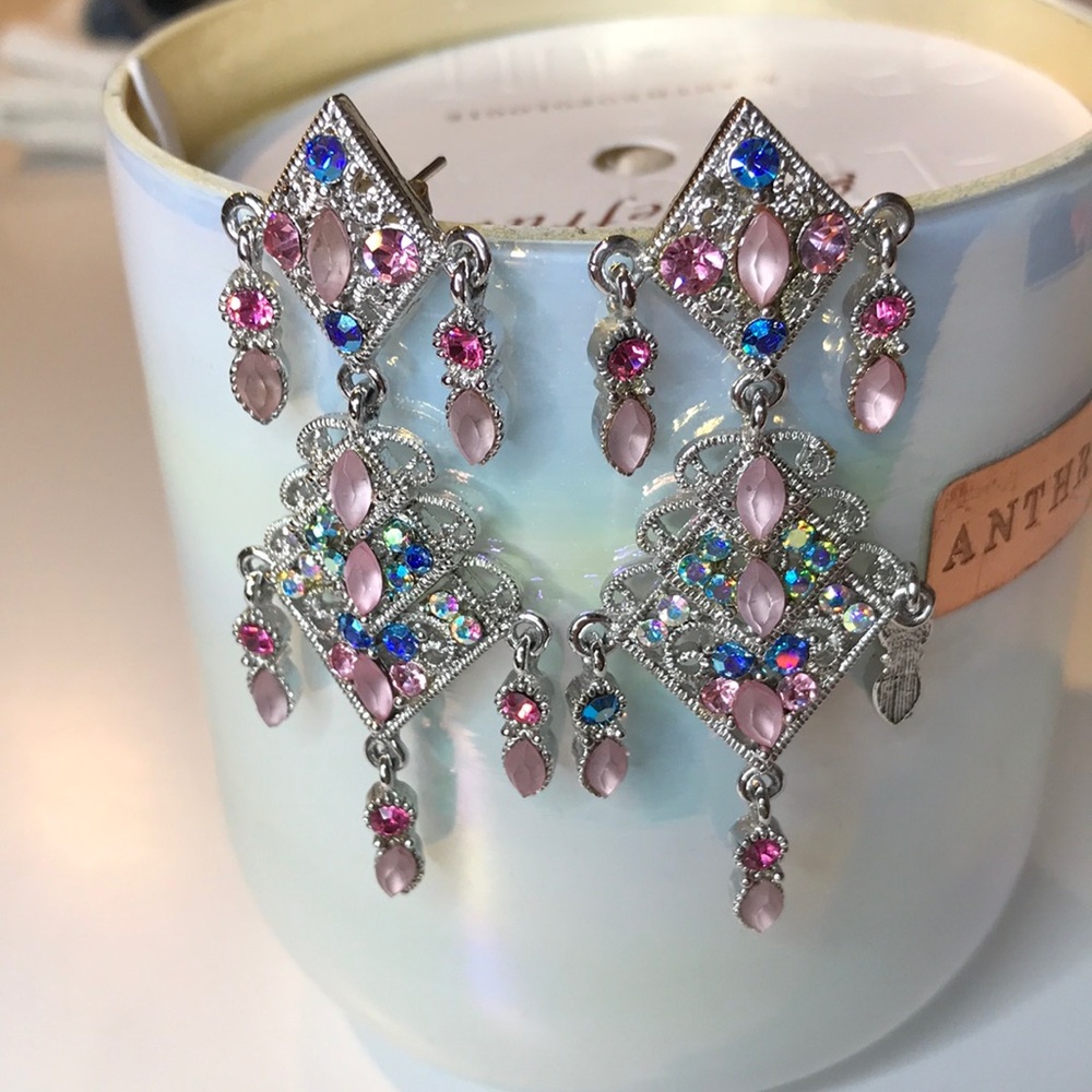 Silver Chandelier Earrings